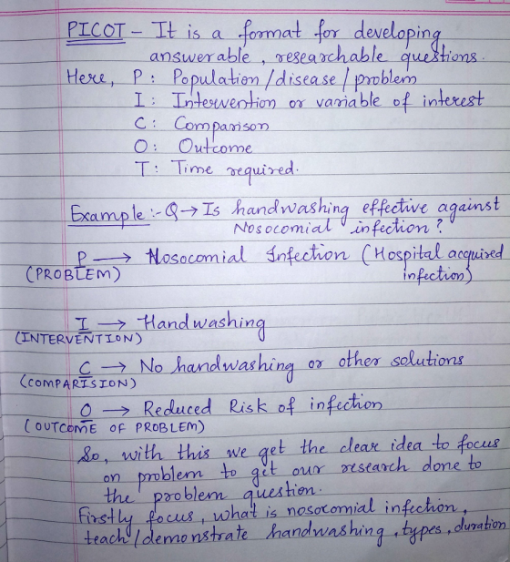 PICOT It is rmmat fo descloping answer able researchable queshions P Pepulation/disea.se/ problem Hexa, P: Populatiem /diseas