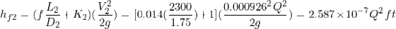 2300009262.587 し2 ю, , ,1, 1.75 -2.587 x 10- Q2ft x10-o ft
