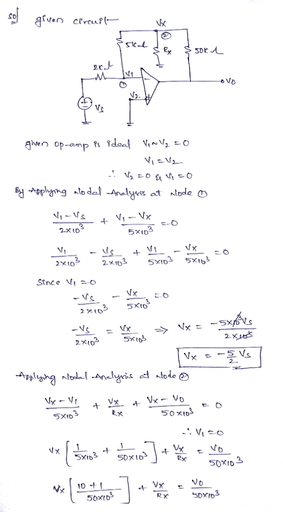 NE gen op-amp Bxiv NM Since VI =-O 2XID SXID SDX1b 2 S0XID 5OXtD
