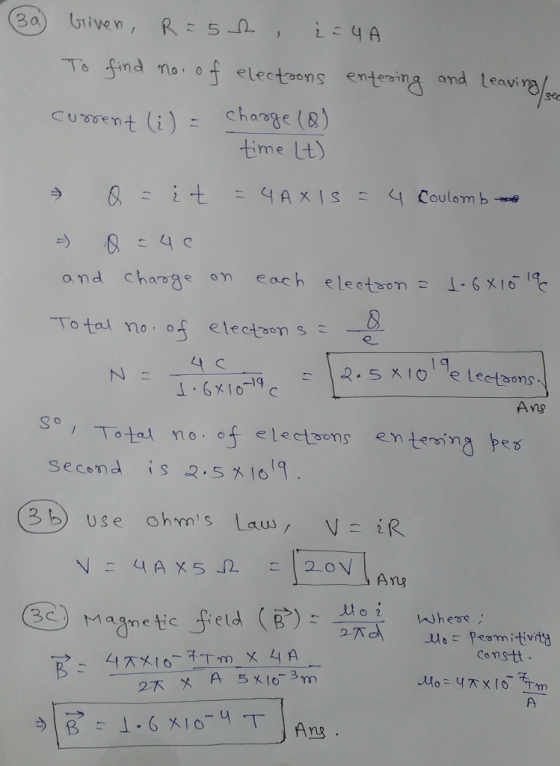 moo elec change (8) time Lt) C hoste CUTsent (i): ond chao each eleetao16xI6 electaem s To tal mo 1.6×10-19 C Ang so, Total n