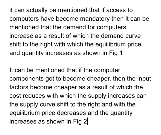 it can actually be mentioned that if access to computers have become mandatory then it can be mentioned that the demand for c