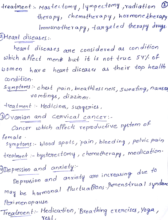 treatment: Mostectomy, lympectomy., radiation @ therapy, chemotherapy, hormone therapy Immunotherapy, tangeted therapy drugs.