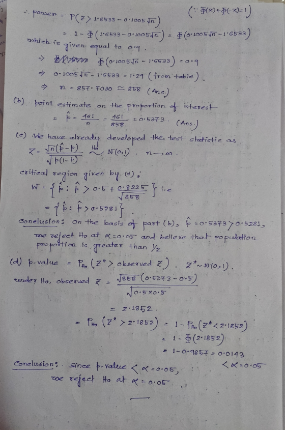 i power P(ZY 1.6533 -0.1005 Jn $ (0-1005 Jn - 106533 which is to 0.9. m2 = 857. FO30 - 858 P = 461 461 858 = 0.5373. n (F(x)