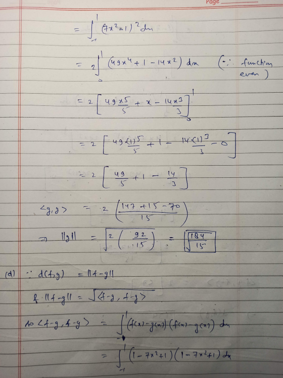 Page 11 (7x²21) 2 du (ugx +1 -1442) du 2 (: function even ) ugns + x-1403 [us ug(115 141003 5 3 2 14 ug 5 Lg, g) 2 147 of 15