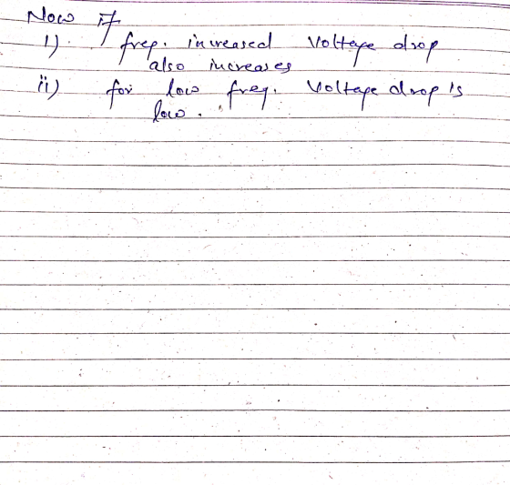 Now it --- 1. frepi laureased Voltepe osip to increases i fox low frey. Voltage doop is