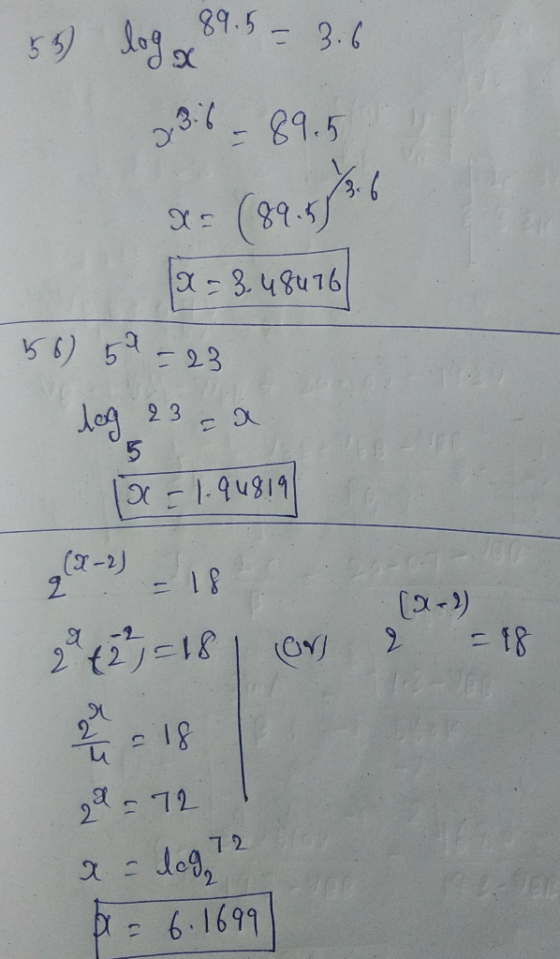 & log, 89.5 = 3.6 23:6 - 89.5 a= ( 89.5836 [x = 3.48476 56 59 =23 log 23 - a 1851.908197 2C2-2) 18 2942-18 on - 18 a = 72 2 =