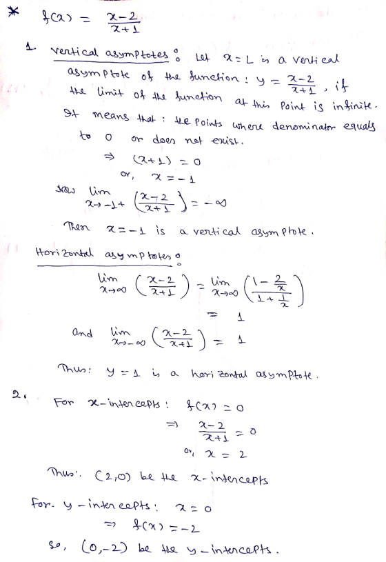 f2) = 2-22 x-2 2+1 1. vertical asymptotes : Let x=L is a vertical asymptote of the function. y = had it the limit of the func