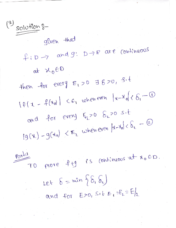 (3 solution : I given that and 9: D-R are fib-7 continuous - at HOED then for every E, SO 7830, sit If(x-flood l <f, when eve
