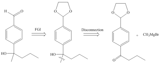 Н
FGI
Disconnection
CH3MgBr
+
НО
Но-
