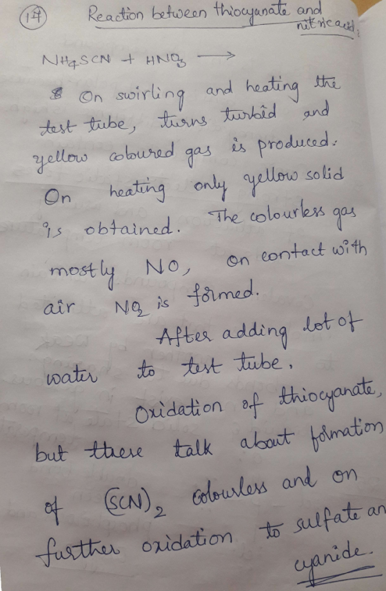 anale ano 옆 (On suoírling and heating test tuhe, tions tarhid nd as es Dro On heating only yelles solid is obtained. The tolo