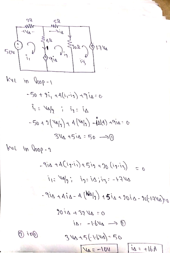 212 ww 532 --- tia 452 17VA 500 94 ig kyl in loop - 1 -50 + 21, +A(1,-ig) +9 i = 0. ܬi : ܕ ; ܟVel : , -50 + 9(147) + 4(146)