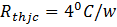 Rthjc = 40C /w