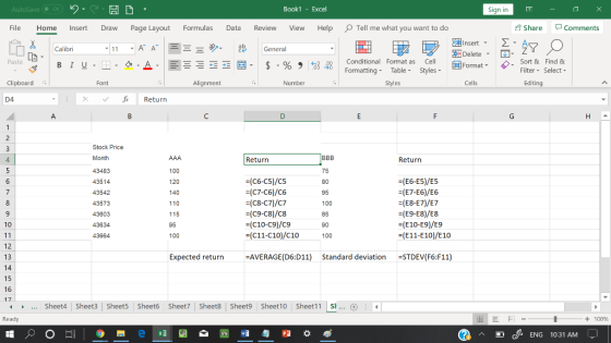 AutoSave o 9.3HD Book1 - Excel Sign in - 0 X File Home Insert Draw Page Layout Formulas Data Review View Help Comments Tell m