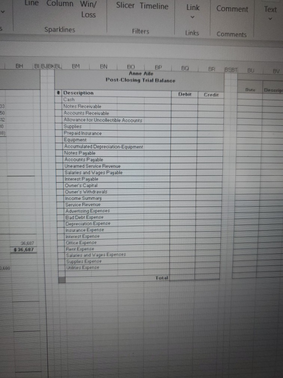 Line Column Win/ Loss Slicer Timeline Link Comment Text 5 Sparklines Filters Links Comments BH BI BJBKBL BM BO BP BSBT BU BN