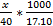 x1000 40 °17.10