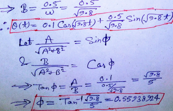 S 2-o.s 2.8 .()0.1 Car) + Sin9-8 D Let A AB Sinp Car p A B2 .8 6.1 A Tan Ta -8 0.5593 824/ S