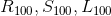R_{100} , S_{100},L_{100}