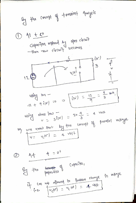 the Conettmient yi Capacon ea oen cicuit han mew circut belumes 2 4 2 -12 90o 3 uinohm law 3x 4 Volt we Kna4ha tl the toncept