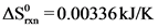 ASX=0.00336 kJ/K