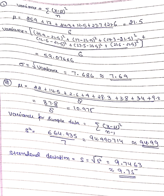 Vauance 21 5 _vouicne25,9-216 n-21.5 3-31) S9.O7666 Uautamu 7. 686 4 AR: 4 + Q8. 3 + 3. 8 + 3ų +9.2 87.8 T0.97 VOwam fr&cmple
