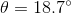 θ 18.7