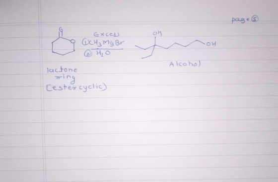 page S OH Alcabo) actone tester cyclic