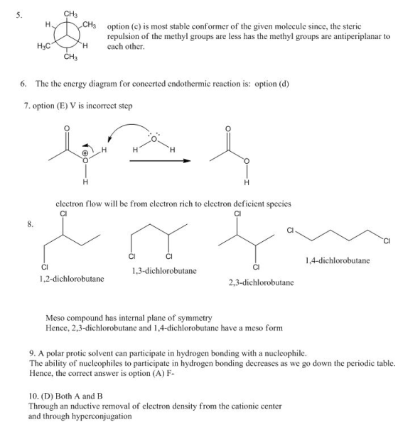 C3 option (c) is most stable conformer of the given molecule since, the steric repulsion of the methyl groups are less has th