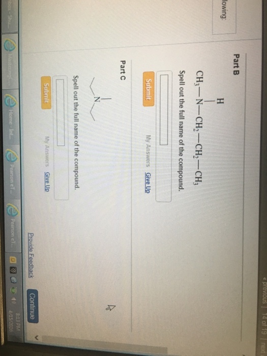 Give the iupac and common names of carboxylic acid