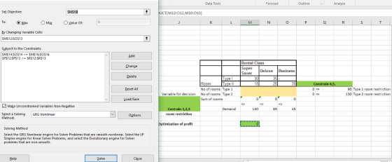 Data Tools Forecast Outline Analyze Set Objective: SMS191 1 BUCT(M12:012, M10:010) To: O Max 0 O Value Ot: O Min K L M N P 0
