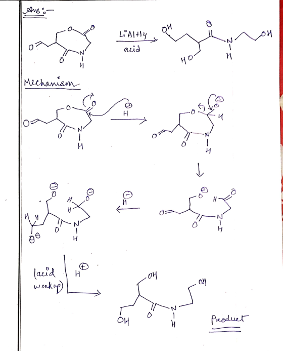 2 - I Product Z - 1 02 ho Li Althy acid Oor 23 Z - I z ~ x 2-I Mechanism Anso luud