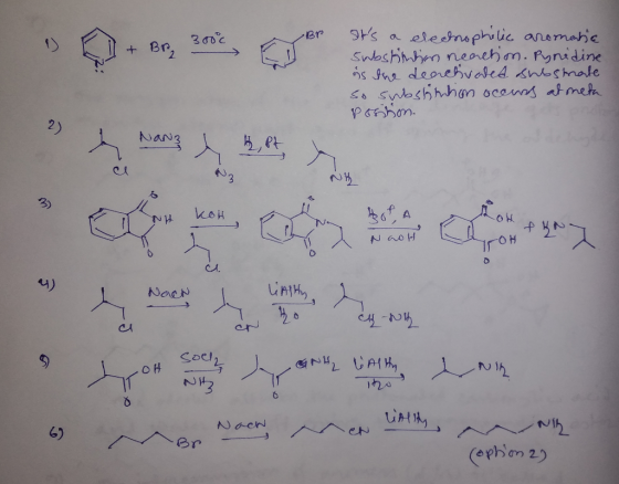 3000 -Br Its a elecrophilic aromatic substitution neaction. Pynidine is the deachvated substrate so substitution ocons atmet