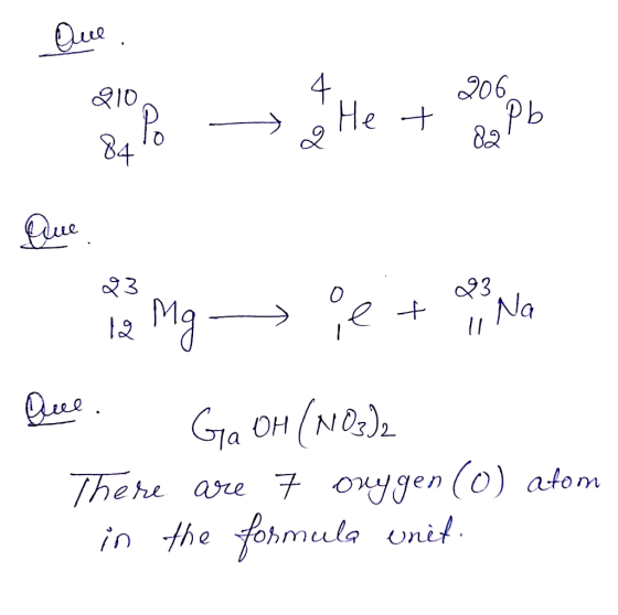 e n He to our un a mag je to na Que. Ga OH (NO3)2 There are 7 onygen (0) atom in the formula unit.