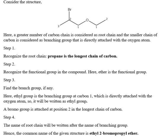 Consider the structure, 3 Here, a greater number of carbon chain is considered as root chain and the smaller chain of carbon
