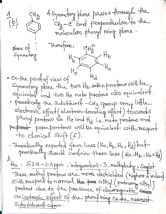 CH-bndpenpendkular to the molaculerc phenyl ming tlane ThanfimeS plane of Symmetrs an-he pointof vieus of mney pone tha too H