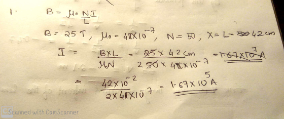 B = Mo NI B: 25T, Mo = 410X100? N= 50, x= L-3042 cm I = BYL - 25 x 42 cm = 1.67X10A MN 280 x 40 x 107 42x152 aXLEXIO 7 T 167X