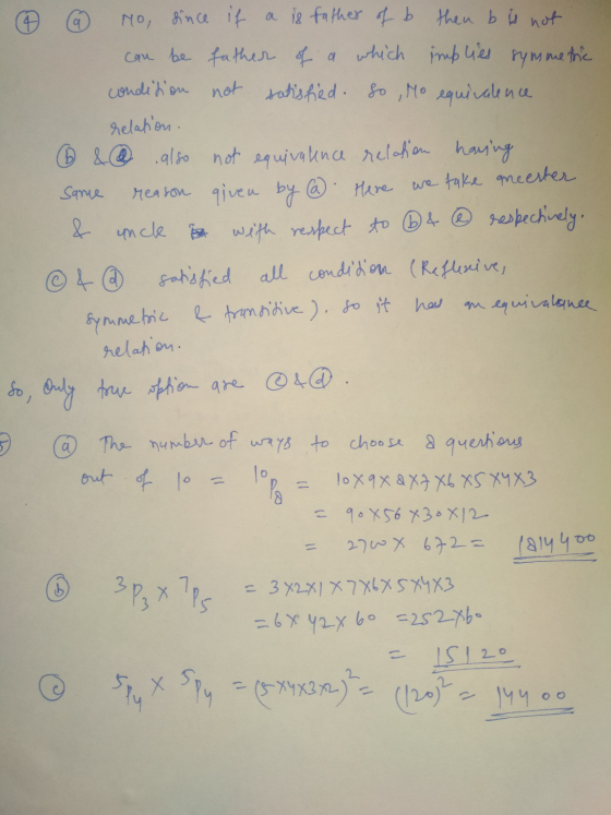 No, since if a is father of b then b is not can be father of a which implies symmetric condition not satisfied. So, no equiva