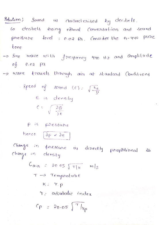 Go decibels beina nalmal Convenatn nd eund →Sine eeo.ue u ith 0.a pa speed of gound (c): ↓ Changety empoialue dabaic nde rp