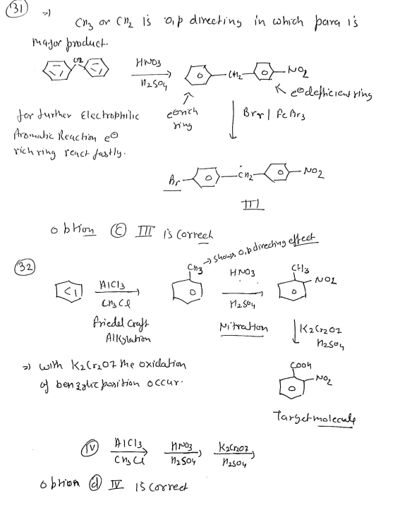 com or Cl2 is op directing in which major product para is - R eodefficient ring eorich Bro I fe Bra ring for further Electrop