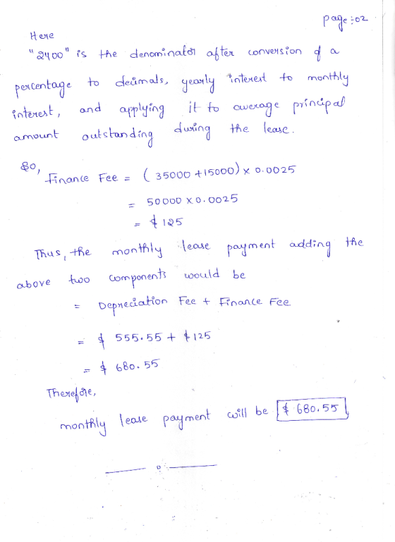 Here Рес- 2400 is the denominator after conversion of a percentage to deunals, yearly interest to monthly interest, and app