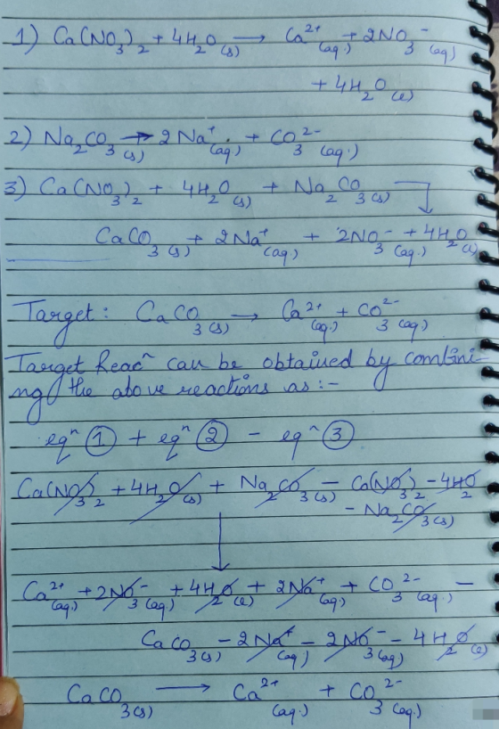 1) Ca(NO) 440 Camat 200 - 2) Na co og Nata + CO2 egg 3) Ca(NO) + 4H + Na cosa 7 - CaCO3 + 2 Natag + 2Ng 44 45 Target Reach ca