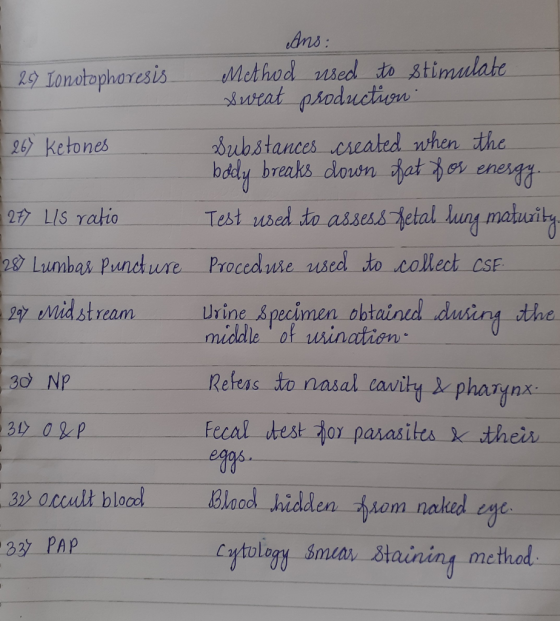 Ans : Method used to 8timulate sutat productiou 29 Ionotophoresis Bubstances created when the 267 ketones body breaks down fa