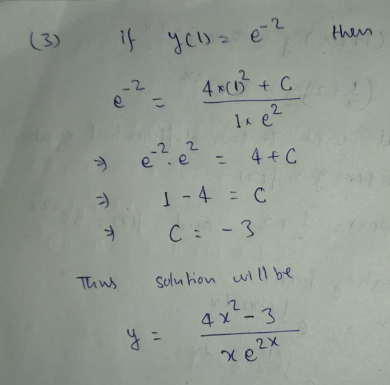 (3) then 4 KC + C -2 I e2 -2 e e 4 C I -4 C C 3 C99 Thws Solu hon wi l1 be X 4 Y-3 2X X e