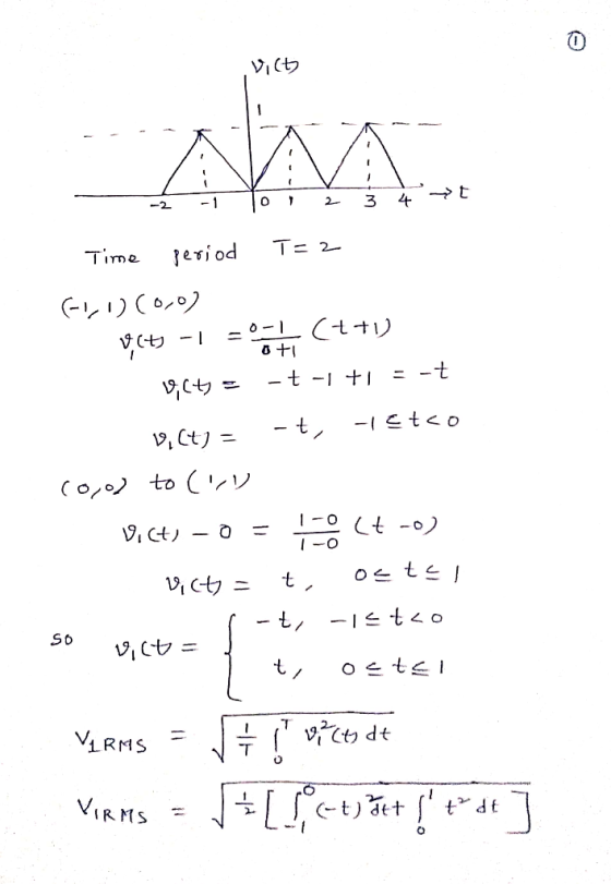 Vict AA -1 0 7 3 4 T= 2 Time period (-1,1) (0,oo vity - 1 0-1 (++) 0+1 -t-1 +1 -t 406 -t, 0>731- vi(t) = co,od to (2) (0-72 0