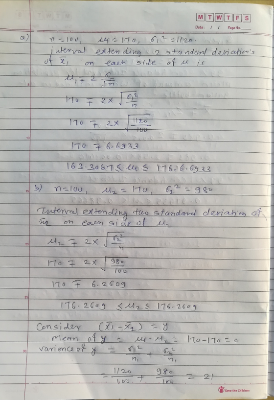 Date: Page No. lwemved extending-2 sけで, n cns 10 16 3.20615 16.4.6933 nterelextendina tus standere denaho of on eaen sidde o