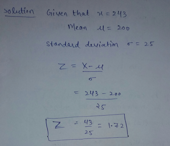 Saluution Gtven that243 Mean 2ob 25 Standard di Miaklon 乙 X-서 243-200 マ5 43-1-72 2 S