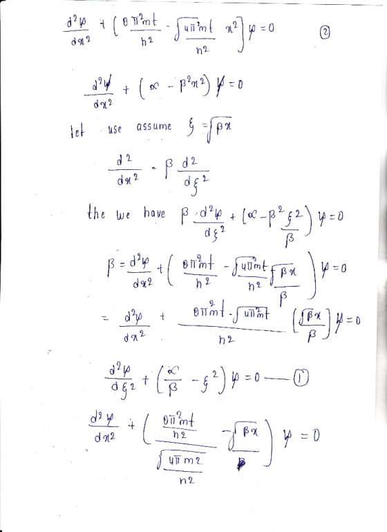 0 d2 h2 ( d2 assume p* uSe d 2 d 2 d 2 the we have dp F.O ( d2 0= A อาก1 - นก dn2 h2 d n2 h2 UT m 2 n2