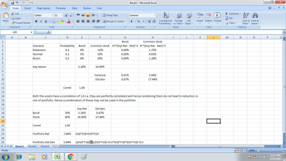 Bookl - Microsoft Excel Page Layout Formulas Data Review View C A Home Insert * Cut Ea Copy Paste Format Painter Clipboard Ca