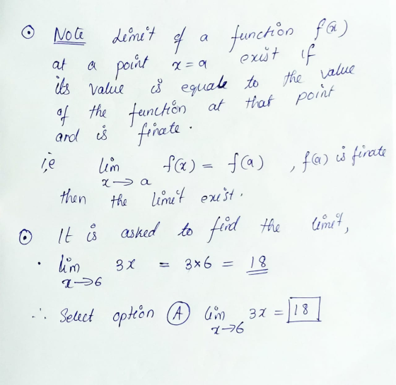 Lemet of a function fa 2= al the value that point function at finate . Note exist if at a point its value is equate to at of