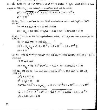 21. oxt calculate the front ionization of first proton of WyA. Since CHA) is just equal to the actit en fon med wat te used.