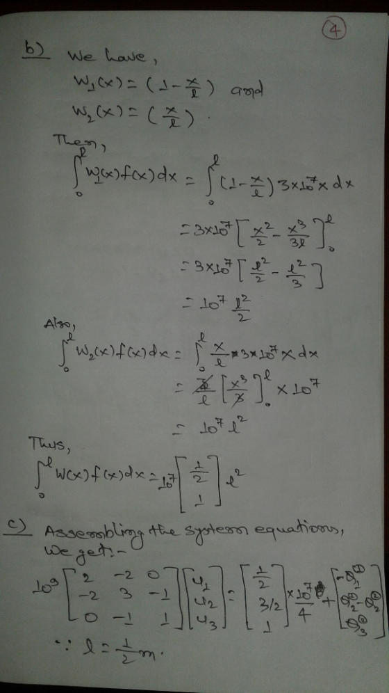 b) we have, W, (x) = (art W₂ (x) = ( 2 ). and Then, Swadfx) dx = 8 (2-2) 3xb0x dx =345[* 3xohl! - toru A, sự soi , x = 4 Also